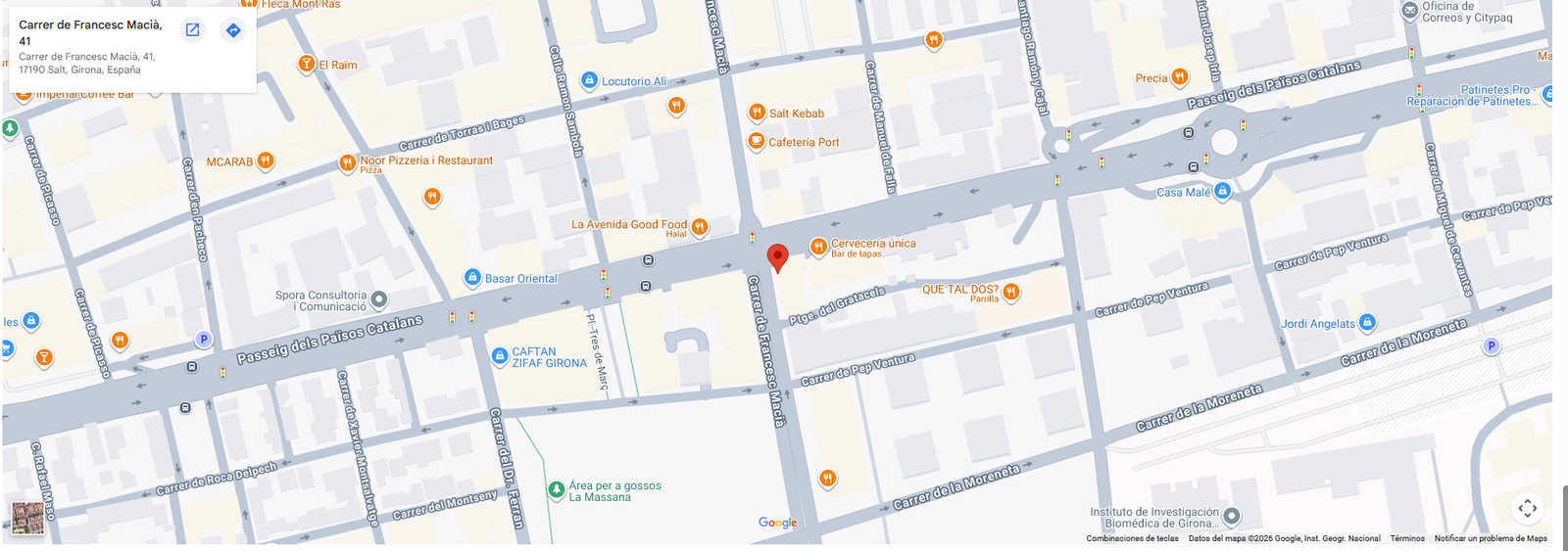 Vista previa del mapa de SalvarTuMovil